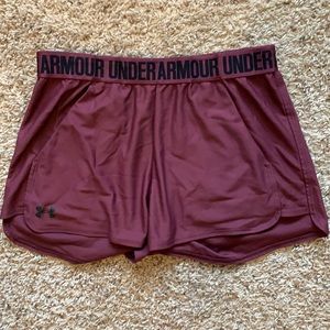 Dark Purple Underarmour Shorts